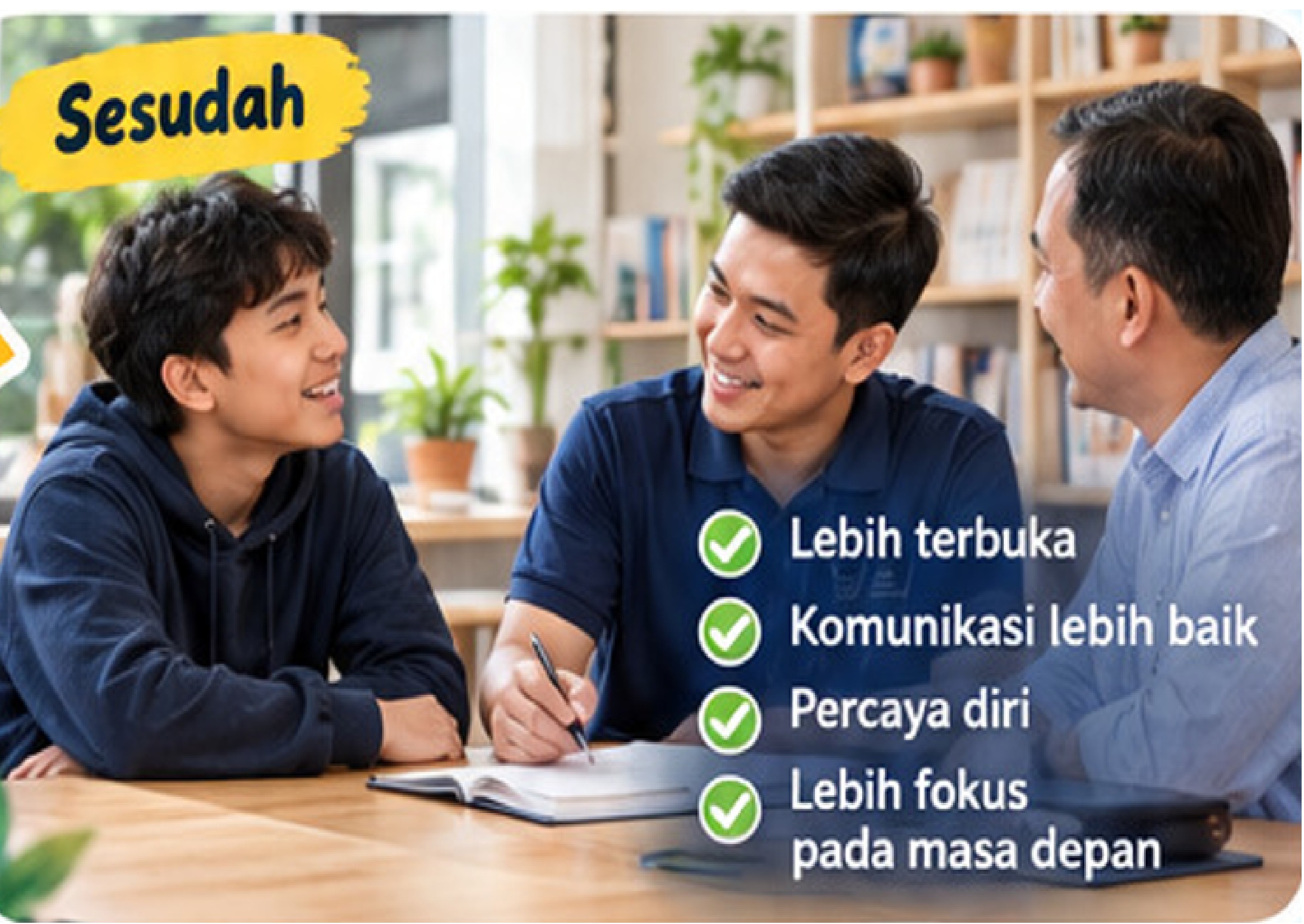 Kondisi anak sesudah ikut Asesmen Karakter KDEC: lebih terbuka dan percaya diri